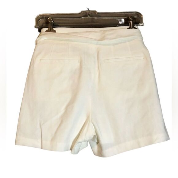 NWT! High rise midi linen blend shorts - Picture 11 of 11